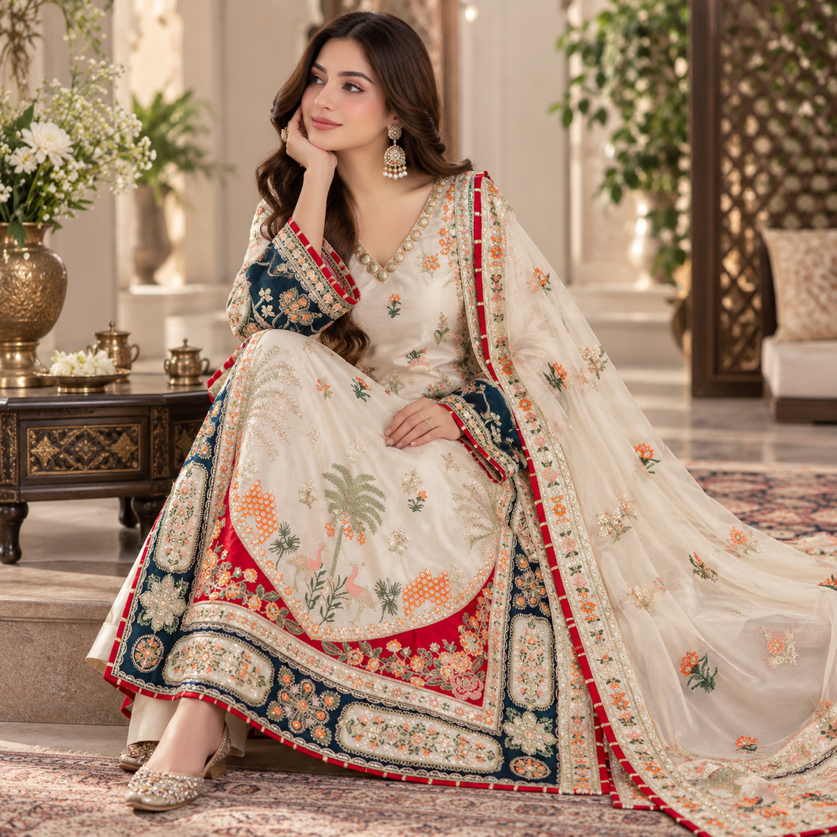 Unstitched ETHNIC LUXERY KAFTAN COLLECTION