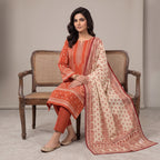 Unstitched Digital Printed Lawn 3 Piece UN_STITCHED
