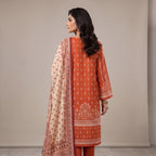 Unstitched Digital Printed Lawn 3 Piece UN_STITCHED