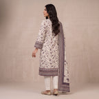 Unstitched Digital Printed Lawn 3 Piece UN_STITCHED