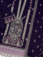 Unstitched Motifz Dhanak 3-Piece Suit, Design