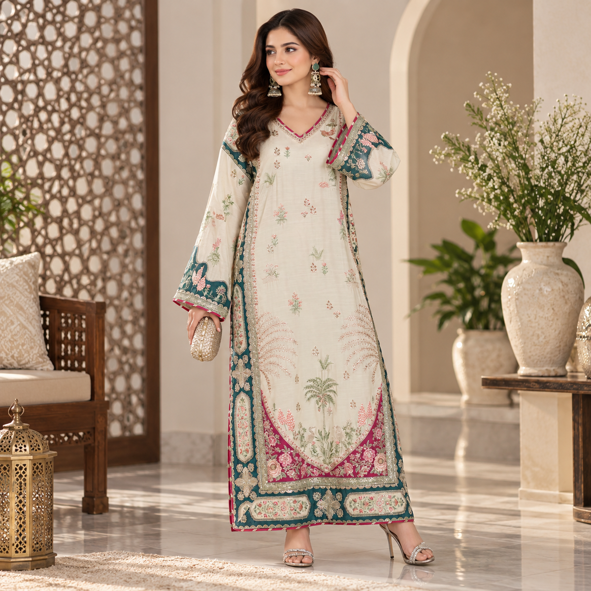 Unstitched ETHNIC LUXERY KAFTAN COLLECTION